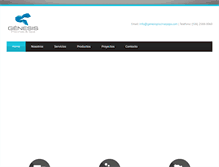 Tablet Screenshot of genesispiscinasyspa.com